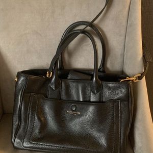 Marc Jacobs Empire City Leather Tote - Black